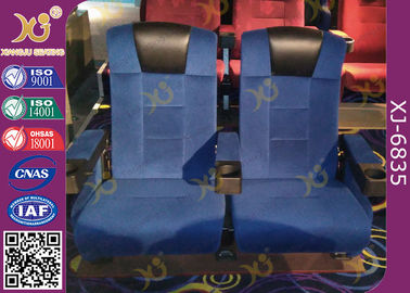 Porcellana Alte sedie pesanti posteriori della disposizione dei posti a sedere del cinema della primavera con il Cupholder di plastica fornitore