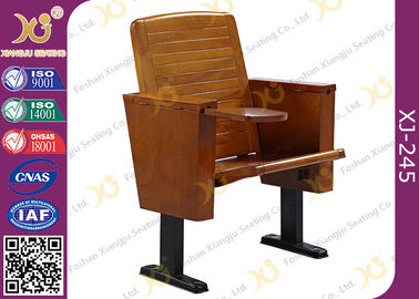 Porcellana Le sedie esili di sala per conferenze della gamba del metallo con rinforzano il piede diritto Seat di legno fornitore