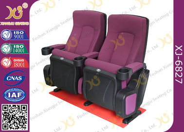 Porcellana L'OEM ha piegato la mobilia del cinema di colore rosso delle sedie del cinema di 3d 4d 5d fornitore