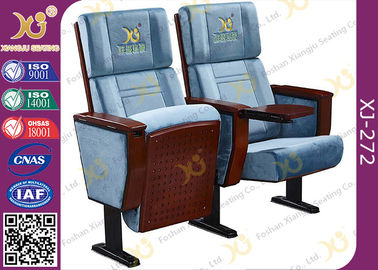 Porcellana Disposizione dei posti a sedere ritrattabile della sala dell'anti polvere con il logo su misura dell'icona su resto posteriore fornitore