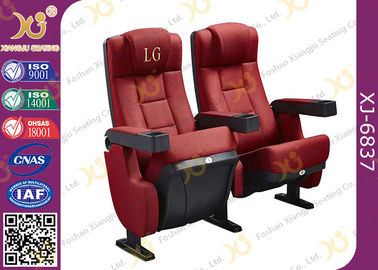 Porcellana Le sedie pieghevoli rosse della disposizione dei posti a sedere del teatro della sala hanno utilizzato le parti posteriori fisse sedili del cinema di film fornitore
