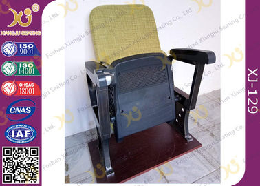Porcellana Sedili pieghevoli con la Tabella di scrittura, sedie di plastica del cinema della gamba fissa della chiesa fornitore