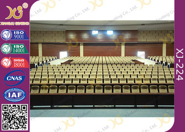 Porcellana Dipinga la disposizione dei posti a sedere commerciale del teatro del bracciolo flessibile del compensato per la stanza/sala acustiche fornitore
