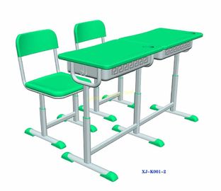 Porcellana Doppi scrittorio della scuola di Seater e mobilia verdi dell'aula bambini/della sedia fornitore