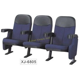 Porcellana Le sedie blu o rosse del teatro del cinema, bracciolo mobile dei pp piegano le sedie della sala del tessuto fornitore