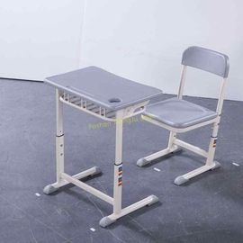 Porcellana Altezza standard dello scrittorio e della sedia dello studente della scuola secondaria della struttura di alluminio regolabile fornitore