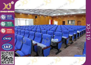 Porcellana Sedie pieghevoli della disposizione dei posti a sedere del teatro modellate iniezione della stanza di conferenza con la compressa di scrittura fornitore