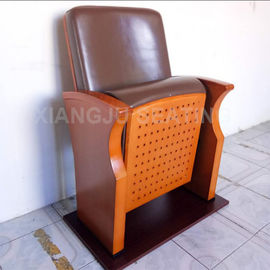 Porcellana Piccola sedie piegate disposizione dei posti a sedere di cuoio di legno di corridoio di conferenza per auditorium fornitore
