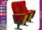 Macchi le sedie rosse ricoperte piene del tessuto del velluto della prova per lo stadio/stanza di conferenza fornitore
