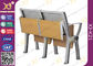 Scrittorio e sedia della scuola di Seat di piegatura della lega di alluminio con il blocco fornitore