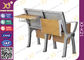 Scrittorio e sedia della scuola di Seat di piegatura della lega di alluminio con il blocco fornitore