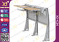 Scrittorio e sedia amichevoli eco- della scuola della lega di alluminio con la cerniera di legno dell'alluminio della Tabella fornitore