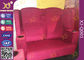 Disposizione dei posti a sedere del cinema della coperta di tela della struttura di legno VIP con il bracciolo/disposizione dei posti a sedere domestica del sofà del cinema fornitore
