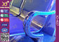 Sedie d'acciaio ricoperte polvere di rifugio del fascio della metropolitana, disposizione dei posti a sedere di rifugio con il bracciolo fornitore