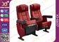 Le sedie pieghevoli rosse della disposizione dei posti a sedere del teatro della sala hanno utilizzato le parti posteriori fisse sedili del cinema di film fornitore