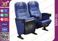 Tessuto blu che piega la disposizione dei posti a sedere del cinema di VIP, sedili di plastica del teatro fornitore