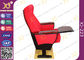 Grandi sedie rosse del teatro della sala della gamba del ferro per la conferenza ignifuga fornitore