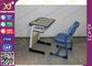 Singolo e doppio scrittorio di legno dello studente e struttura d'acciaio stabilita della sedia fornitore