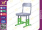 Tabella e sedie regolabili della scuola dello studente del metallo con le gambe di resistenza di scivolo fornitore