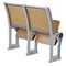 sedie pieghevoli di legno del compensato della parte posteriore dell'acciaio di 1.5mm con la mobilia dell'aula scuola/del cassetto fornitore