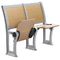 sedie pieghevoli di legno del compensato della parte posteriore dell'acciaio di 1.5mm con la mobilia dell'aula scuola/del cassetto fornitore