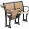 Scrittorio di legno e sedia del ferro del compensato pieghevole del metallo messi per la conferenza corridoio della scuola fornitore