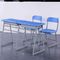 Doppia Tabella e sedia dello studente messe con gambe da tavolo di angolo del PVC dell'HDPE le tri fornitore