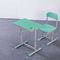 Mint Green HDPE Iron Aluminum School Student Study Desk and Chair fornitore