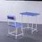 Fixed height HDPE Standard Middle School Metal Desk and Chair Set fornitore
