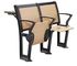 Mooden ha piegato lo scrittorio e la sedia della scuola per il doppio piede della lega di alluminio dello studente fornitore