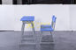 Scrittorio materiale e sedia dello studente del metallo doppi messi per l'aula della scuola secondaria fornitore