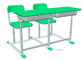 Della menta del ferro stabilito dello studente dell'HDPE verde dello scrittorio e della sedia mobilio scolastico regolabile fornitore
