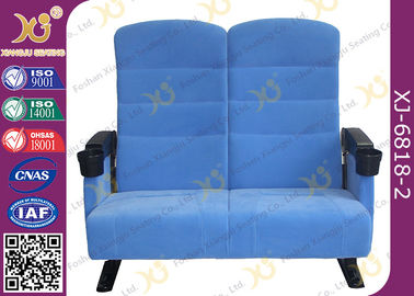 Porcellana Doppio Seat due sedie della disposizione dei posti a sedere del teatro del cinema di Seater con la copertura di plastica per le coppie fornitore