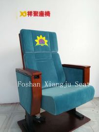 Porcellana Sedie di legno della sala del bracciolo della gamba del ferro per la sedia 580mm del ministro della chiesa fornitore