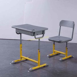 Porcellana Tabella di studio dello studente dell'OEM ed insieme della sedia, sedie moderne di sollevamento dell'aula della struttura di alluminio del ferro di 1.5mm fornitore