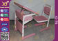 Singoli scrittorio e sedia della scuola di Childs dello studente con il bordo bianco regolabile di schizzo fornitore