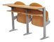 Scrittorio e sedia di legno della scuola dei bambini doppi per servizio dell'OEM/ODM dell'aula fornitore